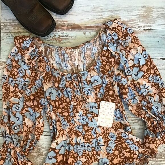 - Free People Sweet Memories Blouse - Picture 2 of 5